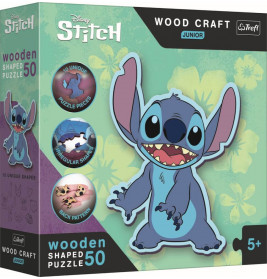 Holz Form-Puzzle Junior (50 Teile) - Stitch