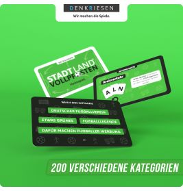 STADT LAND VOLLPFOSTEN® Karten Spiel Fußball Edition Heimspie