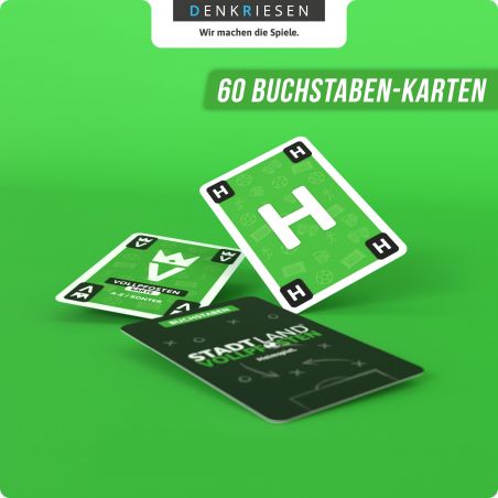 STADT LAND VOLLPFOSTEN® Karten Spiel Fußball Edition Heimspie