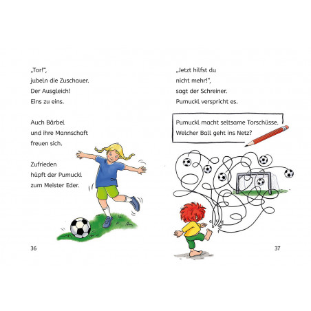 Bücherhelden 1.Kl.Pumuckl spielt Fußball
