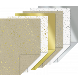 KartonBlock Sterne A4 12Blatt