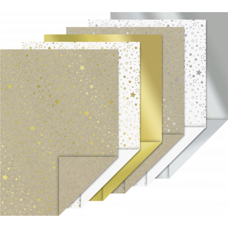 KartonBlock Sterne A4 12Blatt