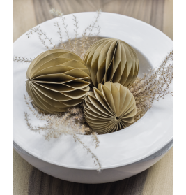 Waben-Kugel Set 3er natur