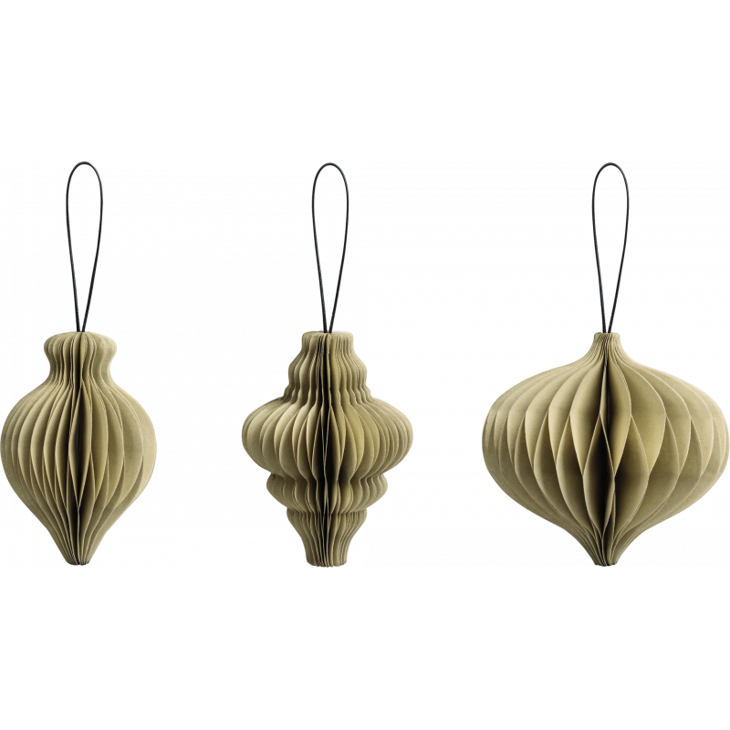 Waben-Tropfen Set 3er natur