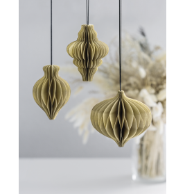 Waben-Tropfen Set 3er natur