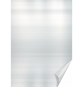 Alurolle 50 x 78 silber/silber