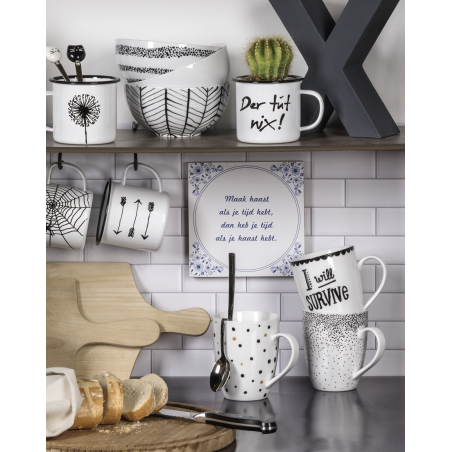 Glas u. Porzellan Pen Set Black