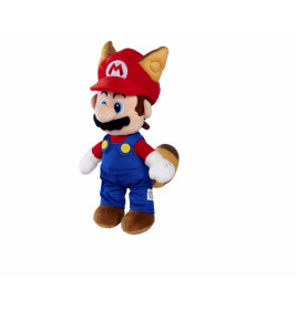 Super Mario Waschbär Mario Plüsch 30cm