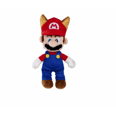 Super Mario Waschbär Mario Plüsch 30cm