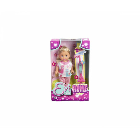 Evi Love Puppe mit Staubsauger Evi Home