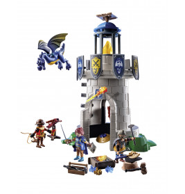 PLAYMOBIL 71483 Ritterturm mit Schmied und Drache