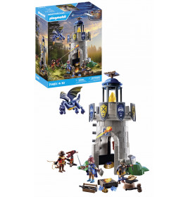 PLAYMOBIL 71483 Ritterturm mit Schmied und Drache