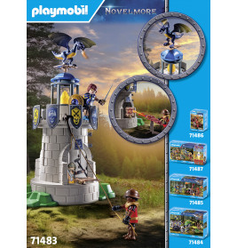 PLAYMOBIL 71483 Ritterturm mit Schmied und Drache