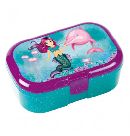 Lunchbox m. Glitzer Coralie