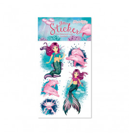 TapirElla Glitter-Sticker, Meerjungfrau