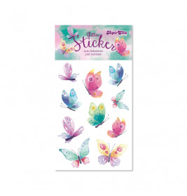 TapirElla Glitter-Sticker, Schmetterlinge