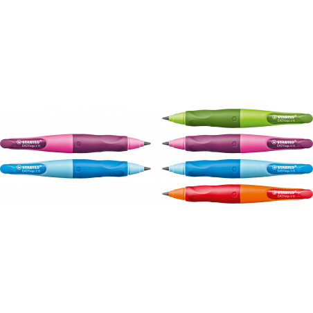 Ergonomischer Druck-Bleistift für Rechtshänder - STABILO EASYergo 3.15 in hellgrün/dunkelgrün - Einz