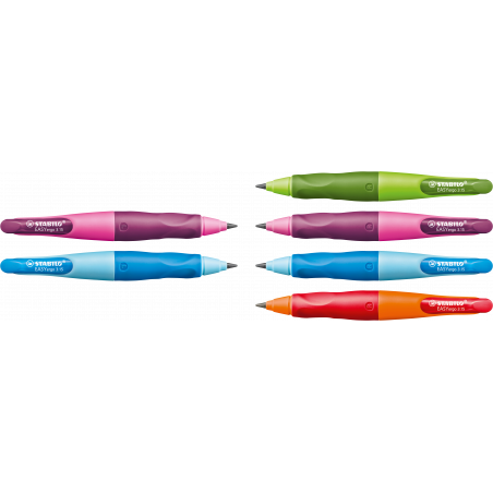 Ergonomischer Druck-Bleistift für Rechtshänder - STABILO EASYergo 3.15 in hellgrün/dunkelgrün - Einz