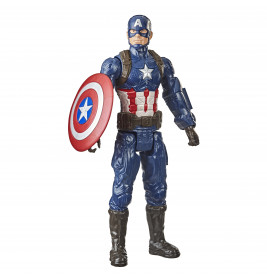 Marvel Avengers Titan Hero Serie Captain America, 30 cm große Action-Figur, Spielzeug für Kinder ab 4