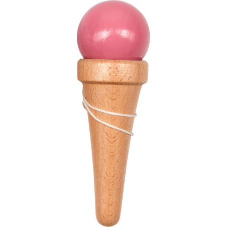 Holz-Fangspiel Eistüte - Spiegelburg Sommerkinder, sortiert (1 Stück)