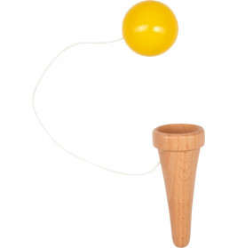 Holz-Fangspiel Eistüte - Spiegelburg Sommerkinder, sortiert (1 Stück)