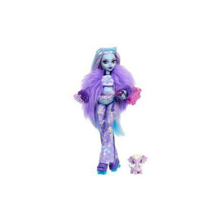 Monster-High-Puppe, Abbey Bominable Yeti-Modepuppe mit Accessoires