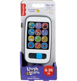 Fisher-Price Lernspaß Smartphone Musiklernspielzeug für Babys, grau, deutsche Version