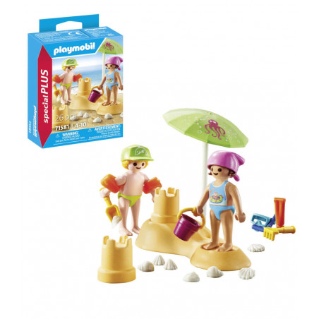 PLAYMOBIL 71581 Kids mit Sandburg