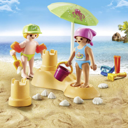 PLAYMOBIL 71581 Kids mit Sandburg