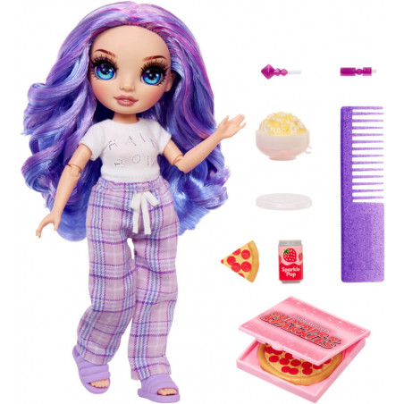 Junior High PJ Party Fashion Doll- Violet (Purple)