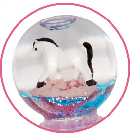 Glitzerkugel-Stift - Pferdefre unde