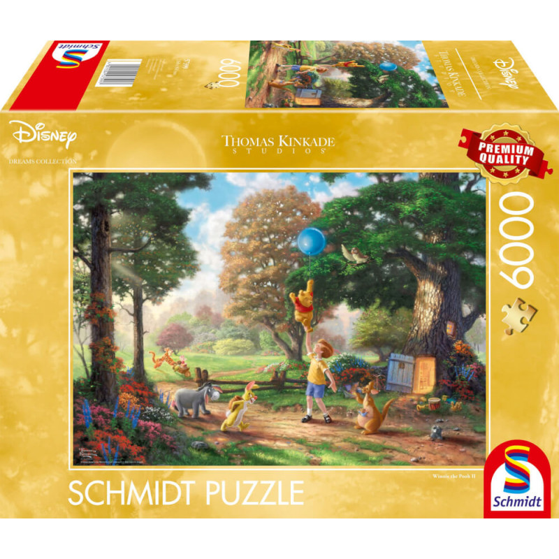 Puzzle Thomas Kinkade Disney, Winnie Pooh II 6000Teile