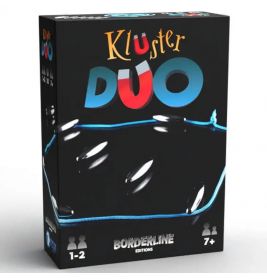 Kluster Duo: Spielbox mit Magneten und Seil für 1-2 Spieler ab 7 Jahren von Borderline Editions.