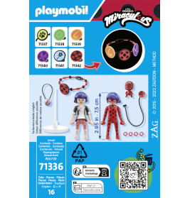 PLAYMOBIL 71336 Miraculous: Marinette & Ladybug