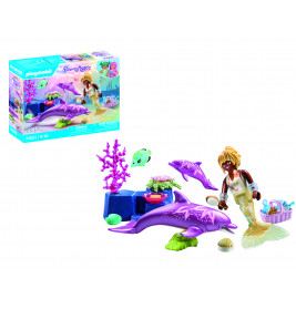 PLAYMOBIL 71501 Meerjungfrau mit Delfinen