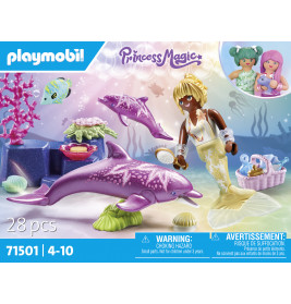 PLAYMOBIL 71501 Meerjungfrau mit Delfinen