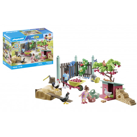 PLAYMOBIL 71510 Kleine Hühnerfarm im Tiny House Garten