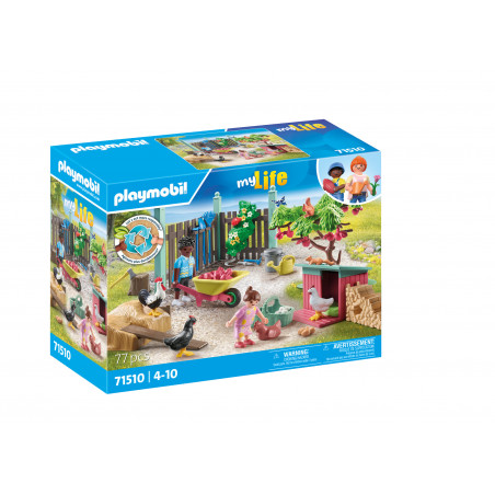 PLAYMOBIL 71510 Kleine Hühnerfarm im Tiny House Garten