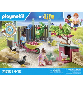 PLAYMOBIL 71510 Kleine Hühnerfarm im Tiny House Garten