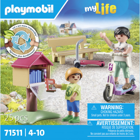 PLAYMOBIL 71511 Büchertausch für Leseratten