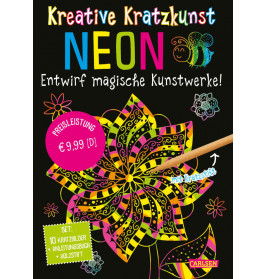 Kratzbilder für Kinder: Kreative Kratzkunst: Neon