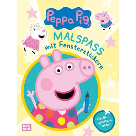 Peppa: Malspaß mit Fensterstickern