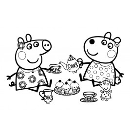 Peppa: Malspaß mit Fensterstickern