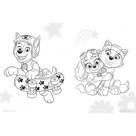 PAW Patrol: Malspaß mit Fensterstickern