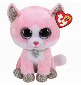 Ty Fiona Pinke Katze - Beanie Boo - Reg