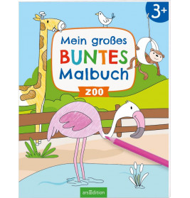 Mein großes buntes Malbuch – Zoo