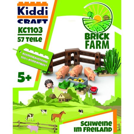 Kiddicraft Schweine im Freiland
