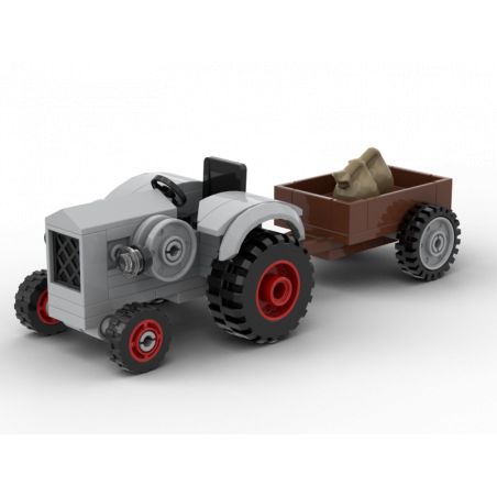 Kiddicraft Kleiner Trecker mit Anhänger