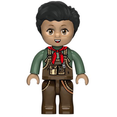 Kiddicraft Kleiner Trecker mit Anhänger