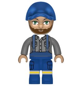 Kiddicraft Großer Schlepper mit Anhänger